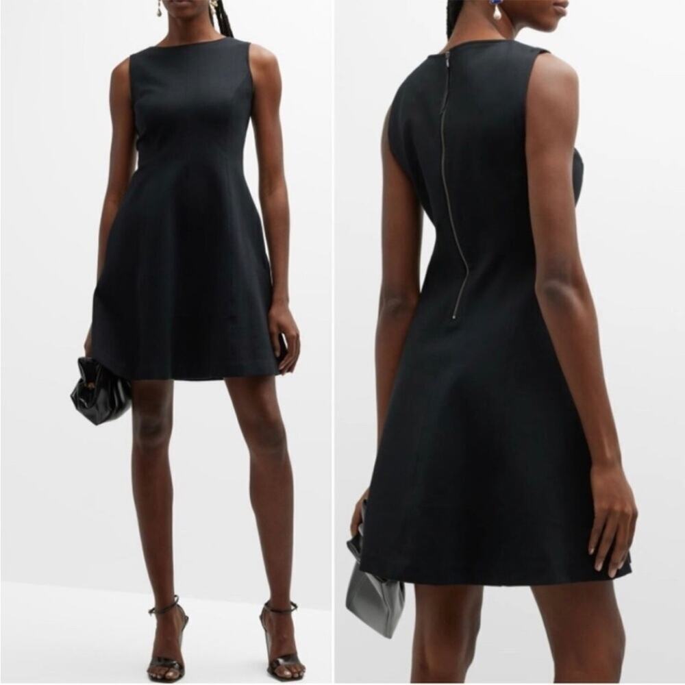 Spanx fit & flare dress with pockets black small NEW small